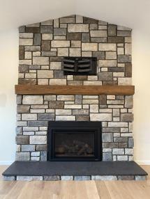 Clarkston Stone Fireplace