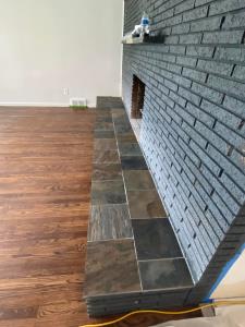 Slate Fireplace & Entry